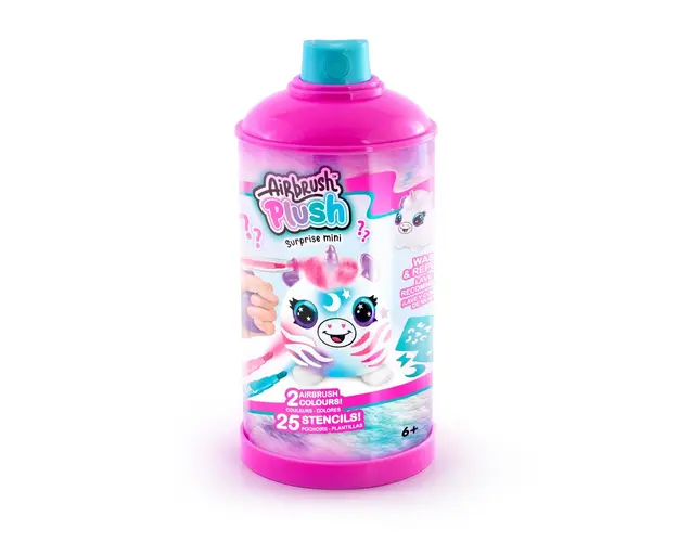 Mini jucarie de plus surpriza, Airbrush Plush