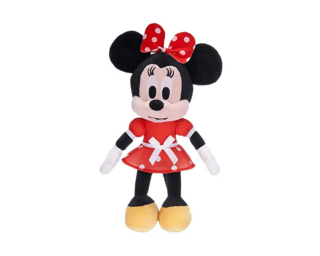 Jucarie din plus Minnie Mouse cu rochie rosie, Play by Play, 34 cm