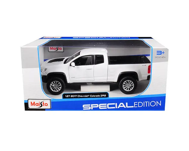Masinuta Maisto, 2017 Chevrolet Colorado ZR2, 1:27, Alb
