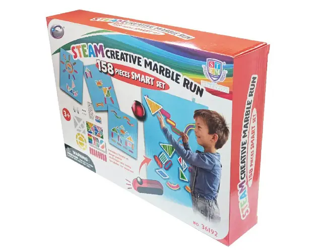 Set creativ, Eastcolight, Marble Run, 158 piese