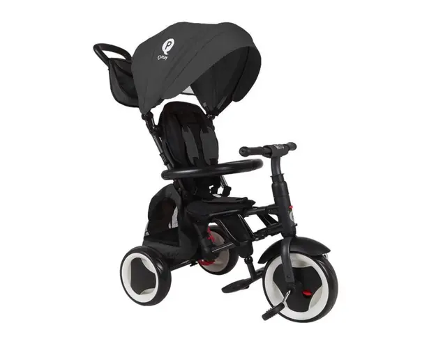 Tricicleta pliabila Qplay Rito Plus, Negru