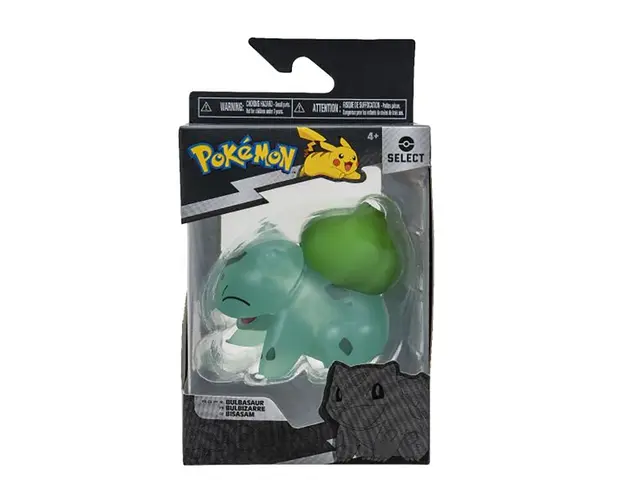Figurina Pokemon, Select Translucent, Bulbasaur, 7 cm