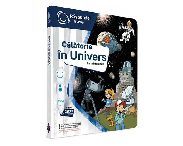 Carte interactiva, Raspundel Istetel, Calatorie in Univers