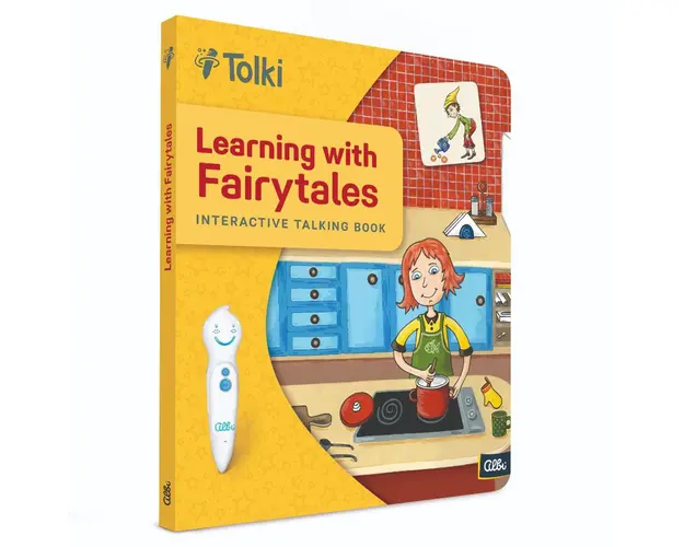 Carte interactiva, Raspundel Istetel, Learning with Fairytales (Limba Engleza)