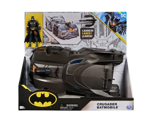 Set de joaca masina si figurina, Batman, Batmobil Crusader, 20142921
