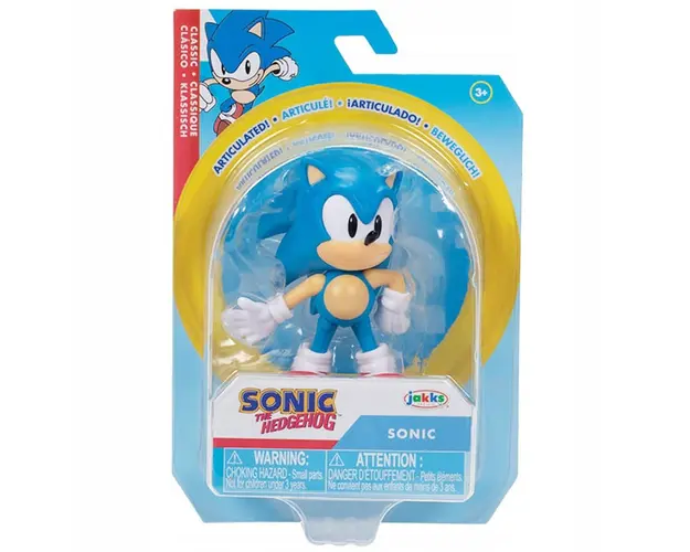 Figurina articulata, Sonic the Hedgehog, Classic Sonic, 6 cm