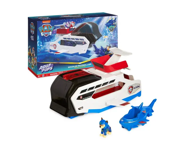 Set de joaca, vehicul si figurina, Paw Patrol, Whale Patroller