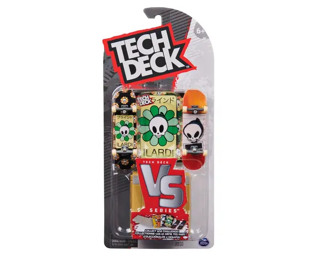 Set 2 mini skateboard cu obstacol, Tech Deck, Blind, 20141293