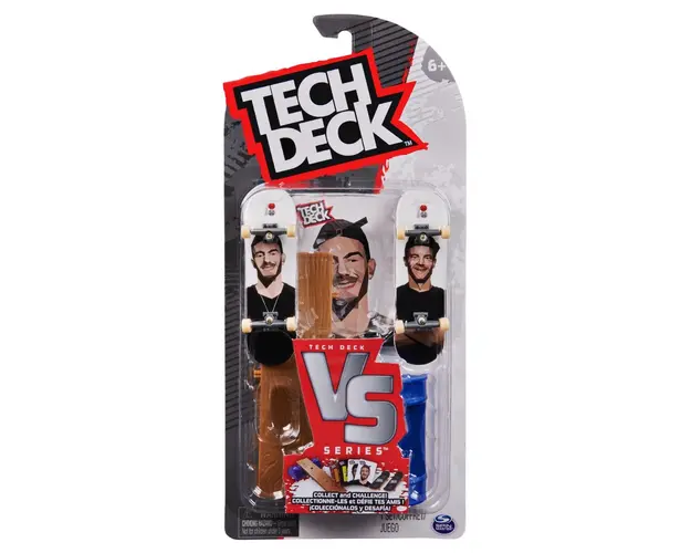 Set 2 mini skateboard cu obstacol, Tech Deck, Plan B, 20141292