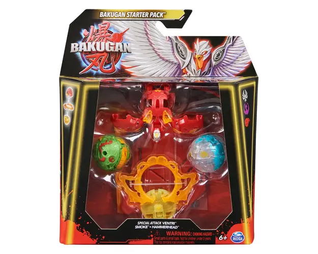 Figurina Bakugan, Starter Pack, 4 piese, S1