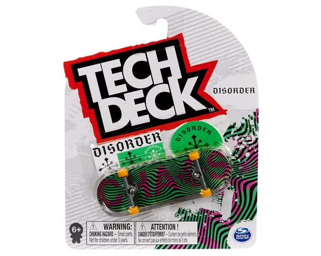 Mini placa skateboard Tech Deck, Disorder Team, 20142046