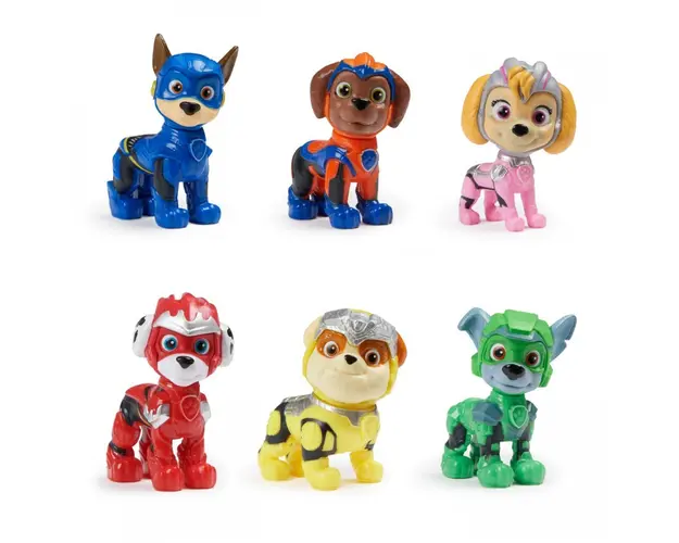 Set 6 figurine, Paw Patrol