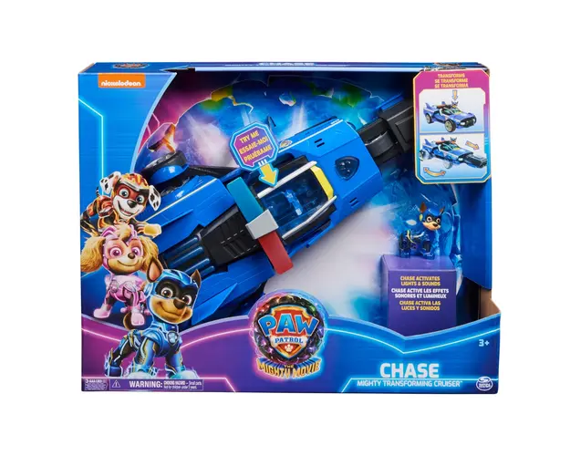 Vehicul transformabil cu figurina, Paw Patrol, Chase, 20142980