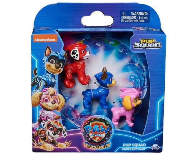 Set 3 figurine, Paw Patrol, Pup Squad, 6067503