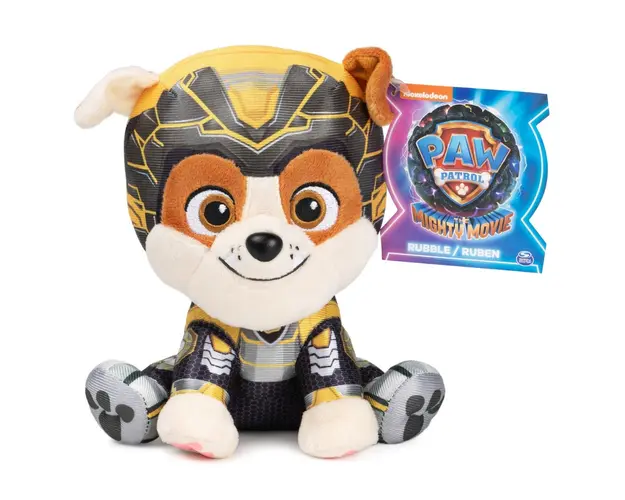 Jucarie de plus, Paw Patrol, Rubble, 15 cm, 20143335