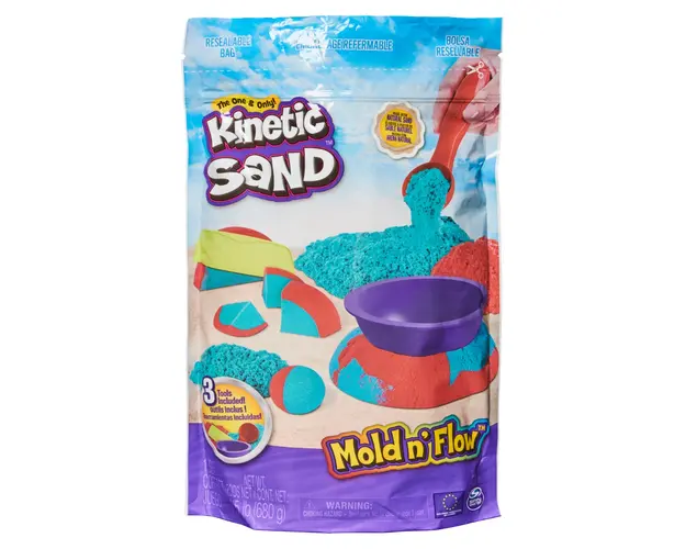 Nisip kinetic cu forme de modelat, Kinetic Sand, 20143497