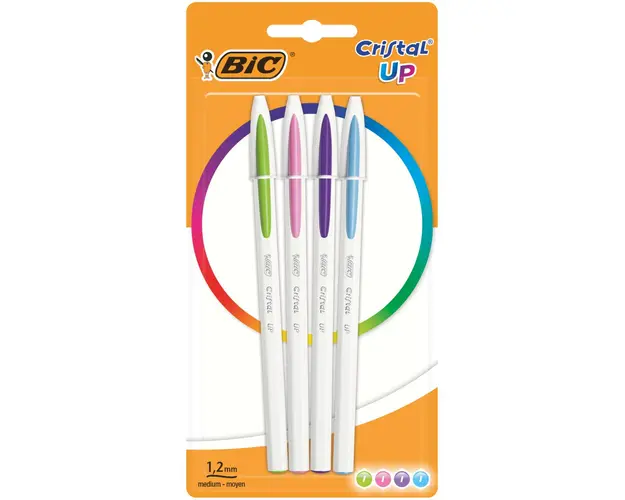 Set 4 pixuri, Bic, Cristal Up Fun, 1.2 mm
