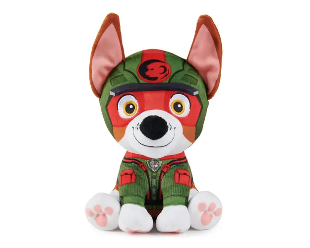 Jucarie de plus, Paw Patrol, Jungle Pups, Tracker, 20 cm, 20144253