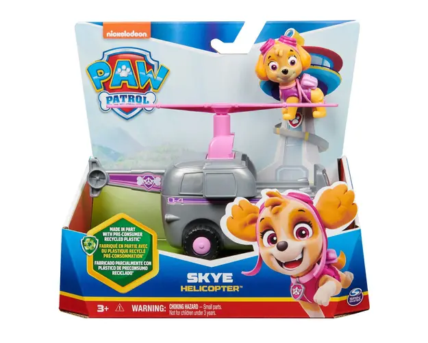 Masinuta cu figurina Paw Patrol, Elicopterul lui Skye, 20141471