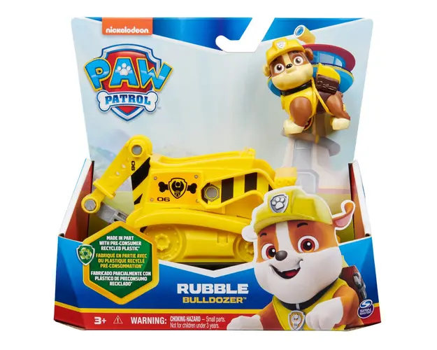 Masinuta cu figurina Paw Patrol, Excavatorul lui Rubble, 20144472