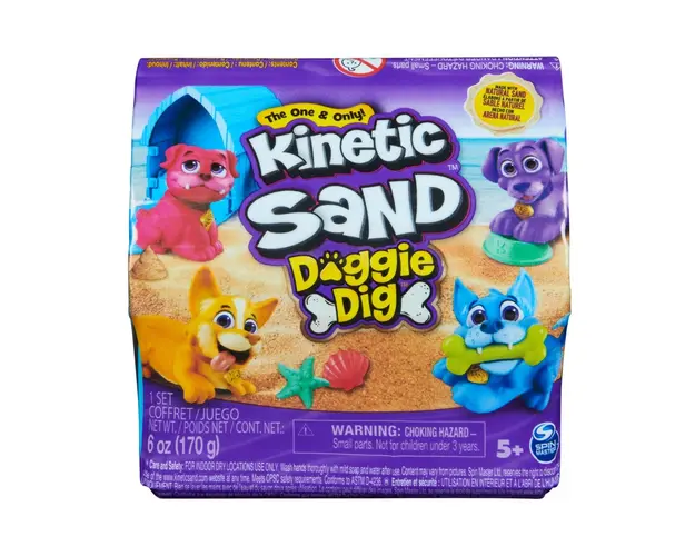 Set de joaca cu nisip, Kinetic Sand, Casa catelului, 20144847