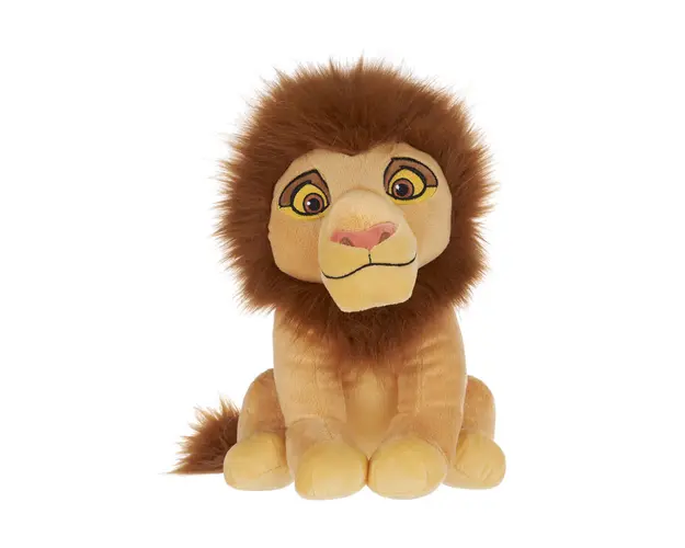 Jucarie din plus Simba Adult, Lion King, Play by Play, 25 cm