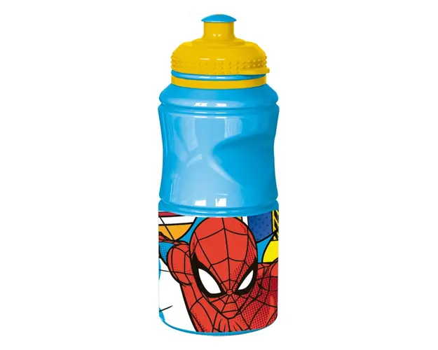 Bidon sport din plastic, Stor, Spiderman, 380 ml