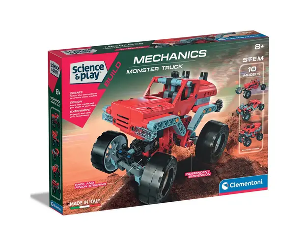 Kit de constructie, Clementoni, Monster Truck