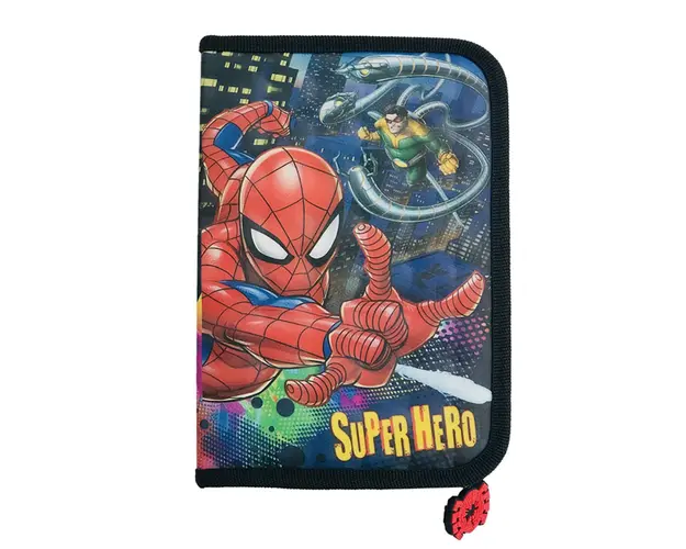 Penar cu 1 fermoar si 2 flapsuri, Spiderman