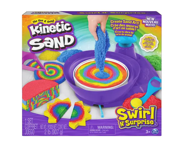 Set de joaca, Kinetic Sand, Caruselul de comori, 20136532