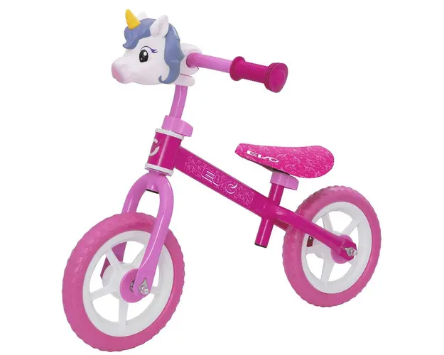 Bicicleta fara pedale, Evo, Balance Bike, 10 inch, Unicorn