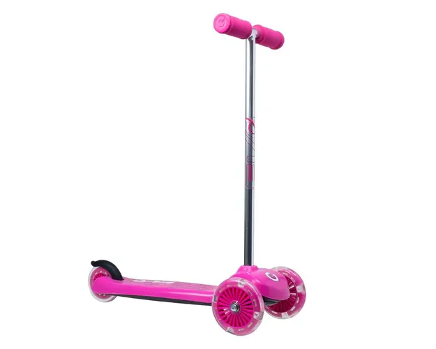 Trotineta cu 3 roti, lumini, Evo, Light Up Move n Groove, Roz