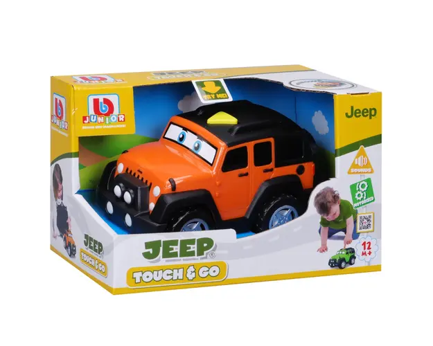 Primul meu Jeep Touch And Go, Bburago, Portocaliu