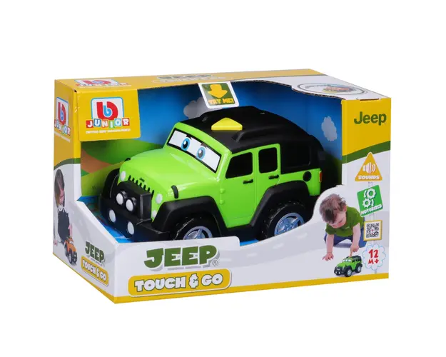 Primul meu Jeep Touch And Go, Bburago, Verde