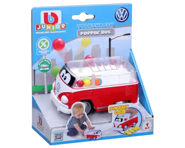 Primul meu Volkswagen, Bburago, Poppin Bus, Rosu