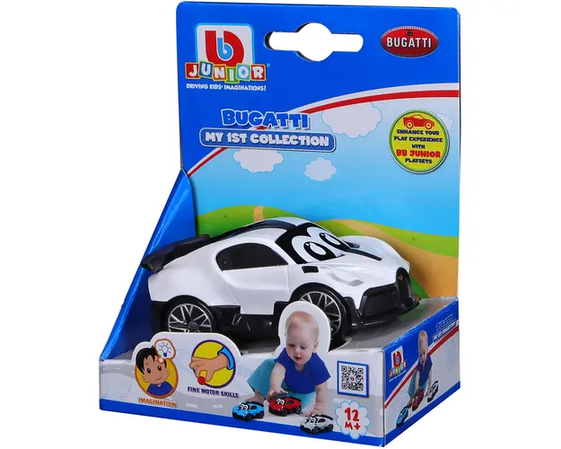 Prima mea masina de colectie, Bburago, Bugatti Alb