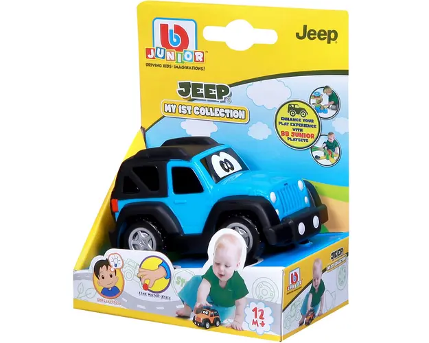 Prima mea masina de colectie, Bburago, Jeep Albastru