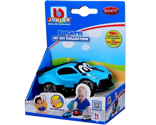 Prima mea masina de colectie, Bburago, Bugatti Albastru