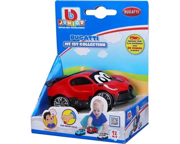 Prima mea masina de colectie, Bburago, Bugatti Rosu