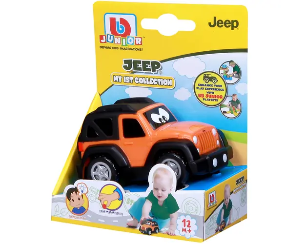 Prima mea masina de colectie, Bburago, Jeep Portocaliu