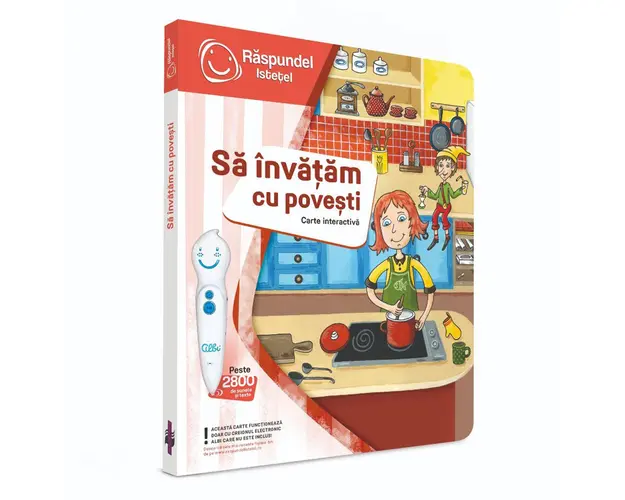 Carte interactiva, Raspundel Istetel, Invatam cu povesti