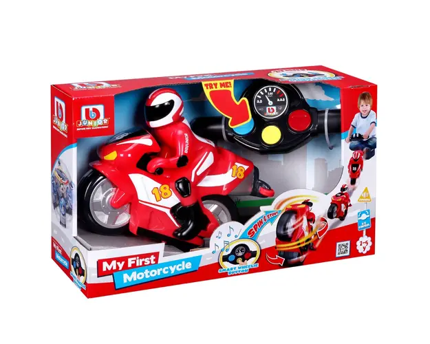 Prima mea motocicleta, Bburago, Rosu