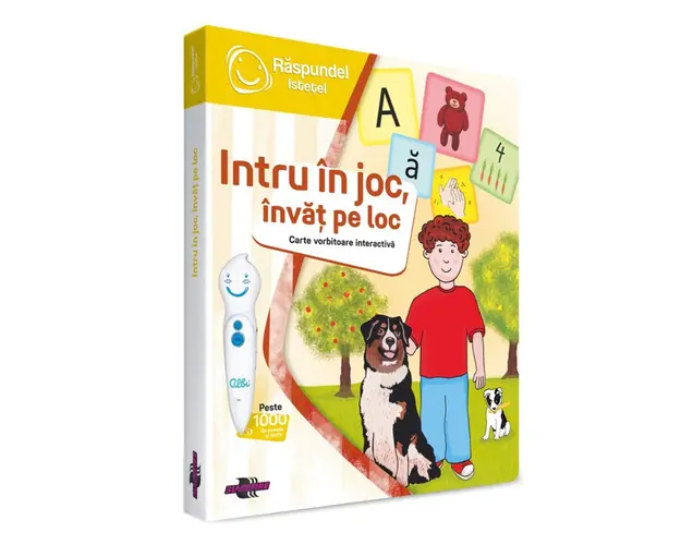 Carte interactiva, Raspundel Istetel, Intru in joc, invat pe loc
