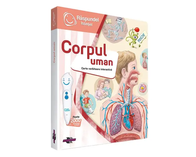 Carte interactiva, Raspundel Istetel, Corpul uman