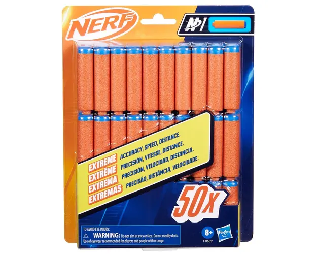 Set 50 de sageti de spuma, Nerf N1