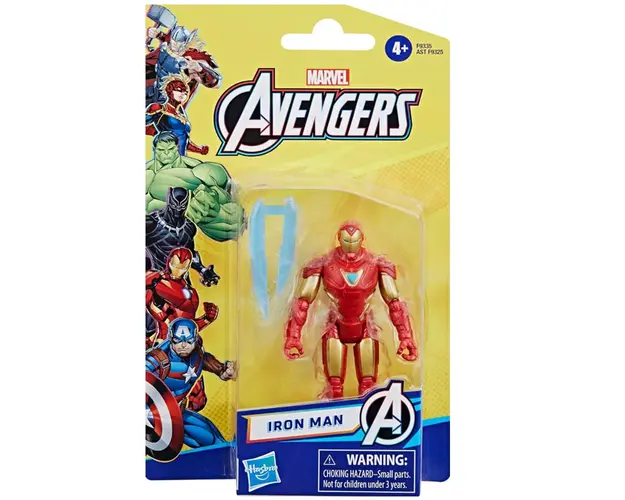 Figurina si accesoriu, Marvel Avengers, Iron Man, 10 cm