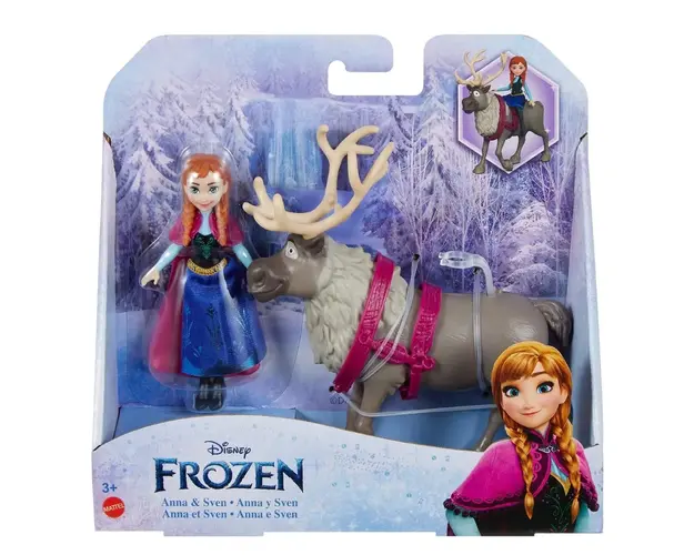 Set papusa Anna si Sven, Disney Frozen, HLX03