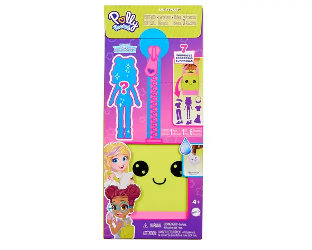 Set de joaca cu mini papusa in gentuta Polly Pocket, Lil Styles, HRD64
