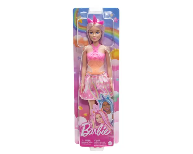Papusa unicorn, Barbie, HRR13