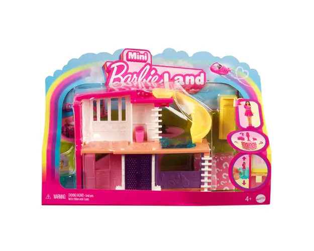 Set de joaca casuta si papusa Barbie, Mini Barbieland, HYF47